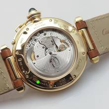Thumbnail von Cartier Pasha Reserve De March 2395 Gold 18k/750 B+P