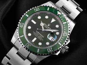 Thumbnail von Rolex Submariner Date LV Hulk Ref.116610LV 2015 Box&Beschreibung wie Neu Vintage Submariner Date LV Hulk Green Dial