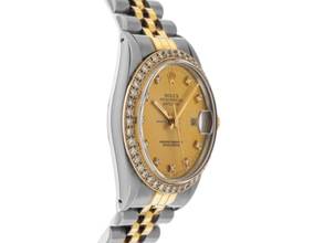 Thumbnail von Rolex Datejust 36 Ref.16013 1984 Full Set sehr gut Vintage Datejust Diamanten open 6/9