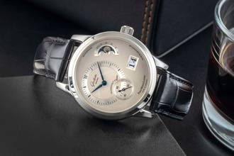 Thumbnail von Glashütte Original PanoMaticLunar Stahl Automatik Herrenuhr Ref 1-90-02-02-02-04 B&P 2009