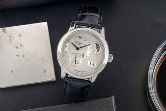 Thumbnail von Glashütte Original PanoMaticLunar Stahl Automatik Herrenuhr Ref 1-90-02-02-02-04 B&P 2009