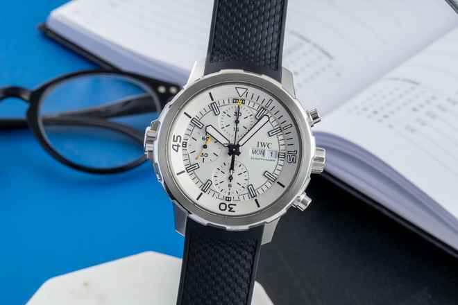  IWC Aquatimer Chronograph Silver Dial Stainless Steel Ref. IW376801 