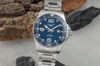 Thumbnail von Longines HydroConquest Hydro Conquest Stahl Automatik Herrenuhr Ref. L3.782.4.96.6 B&P 2023
