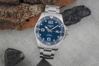 Thumbnail von Longines HydroConquest Hydro Conquest Stahl Automatik Herrenuhr Ref. L3.782.4.96.6 B&P 2023