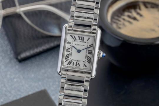 Cartier Tank Must de Cartier Small Lady Stahl Damenuhr Ref. WSTA0051 Klassiker
