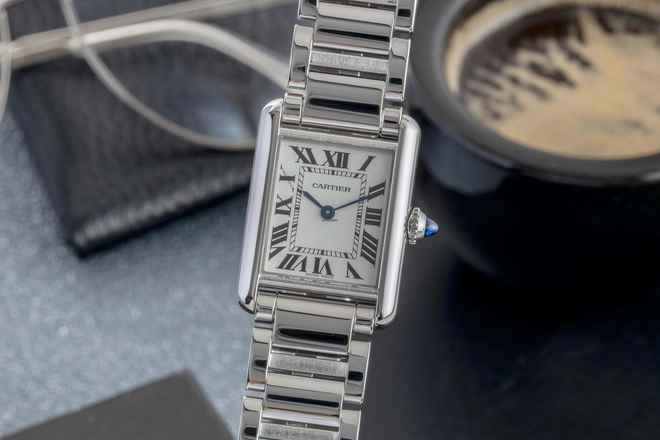  Cartier Tank Must de Cartier Small Lady Stahl Damenuhr Ref. WSTA0051 Klassiker 