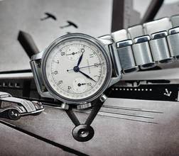 Thumbnail von Longines RARE 13ZN WATERPROOF CHRONOGRAPH REF 3870 FROM 1941 VINTAGE