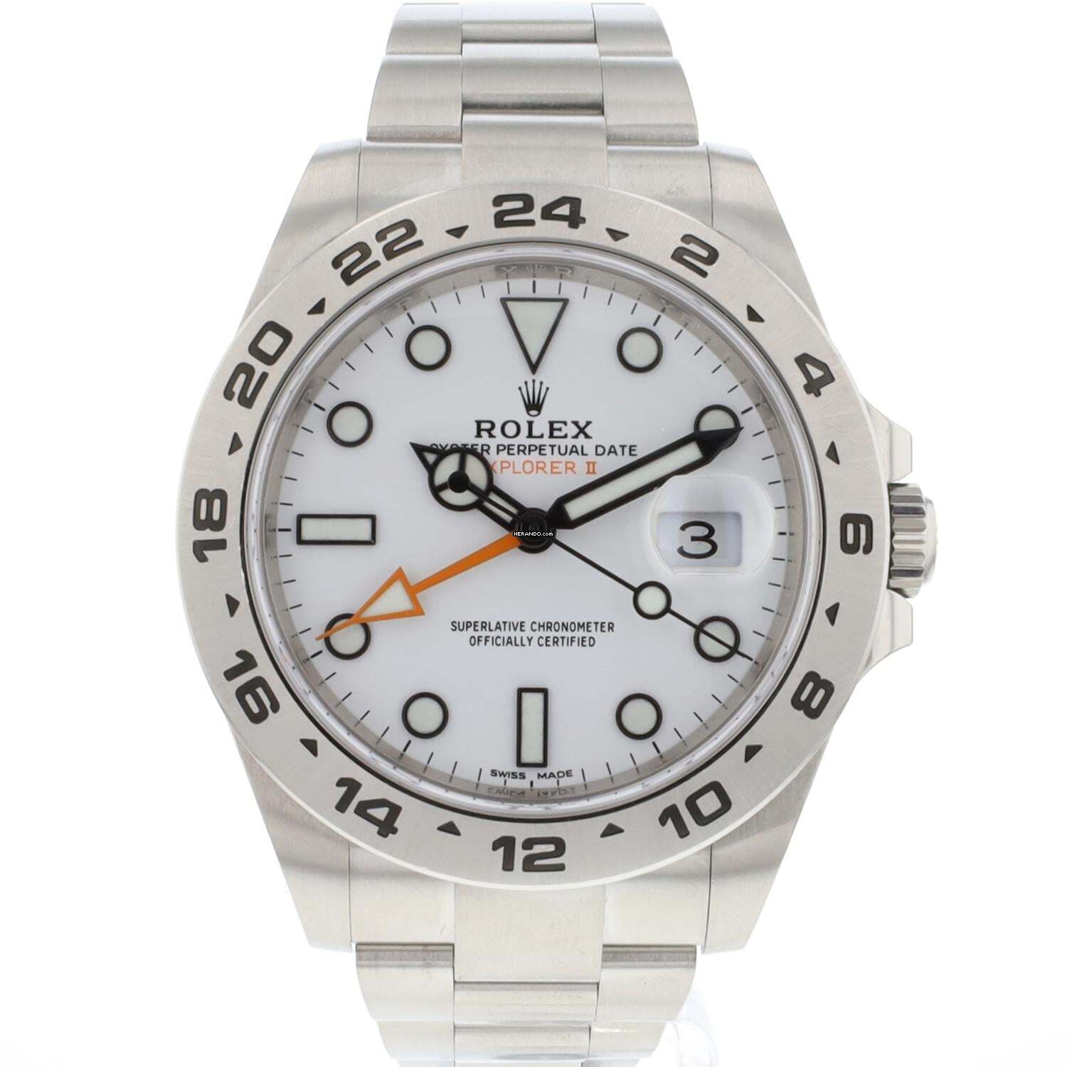 Rolex Explorer II White Dial