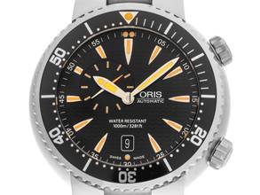 Thumbnail von Oris Aquis Small Second Diving Divers Small Second Date Ref.01 743 7609 8454-07 8 24 01PEB 2012 Full Set sehr gut Vintage Diving Divers Small Second Date