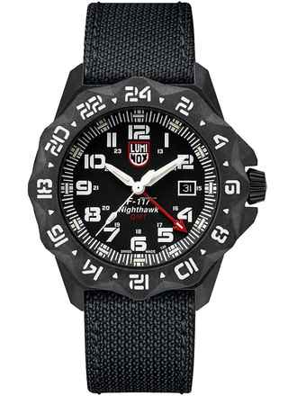 Luminox F-117 Nighthawk XA.6441 F-117 Nighthawk GMT Erkek Saatı 44mm 20ATM