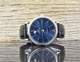 Thumbnail von IWC Portofino Automatic Moon Phase Blue Dial IW459402 Full Set 2020