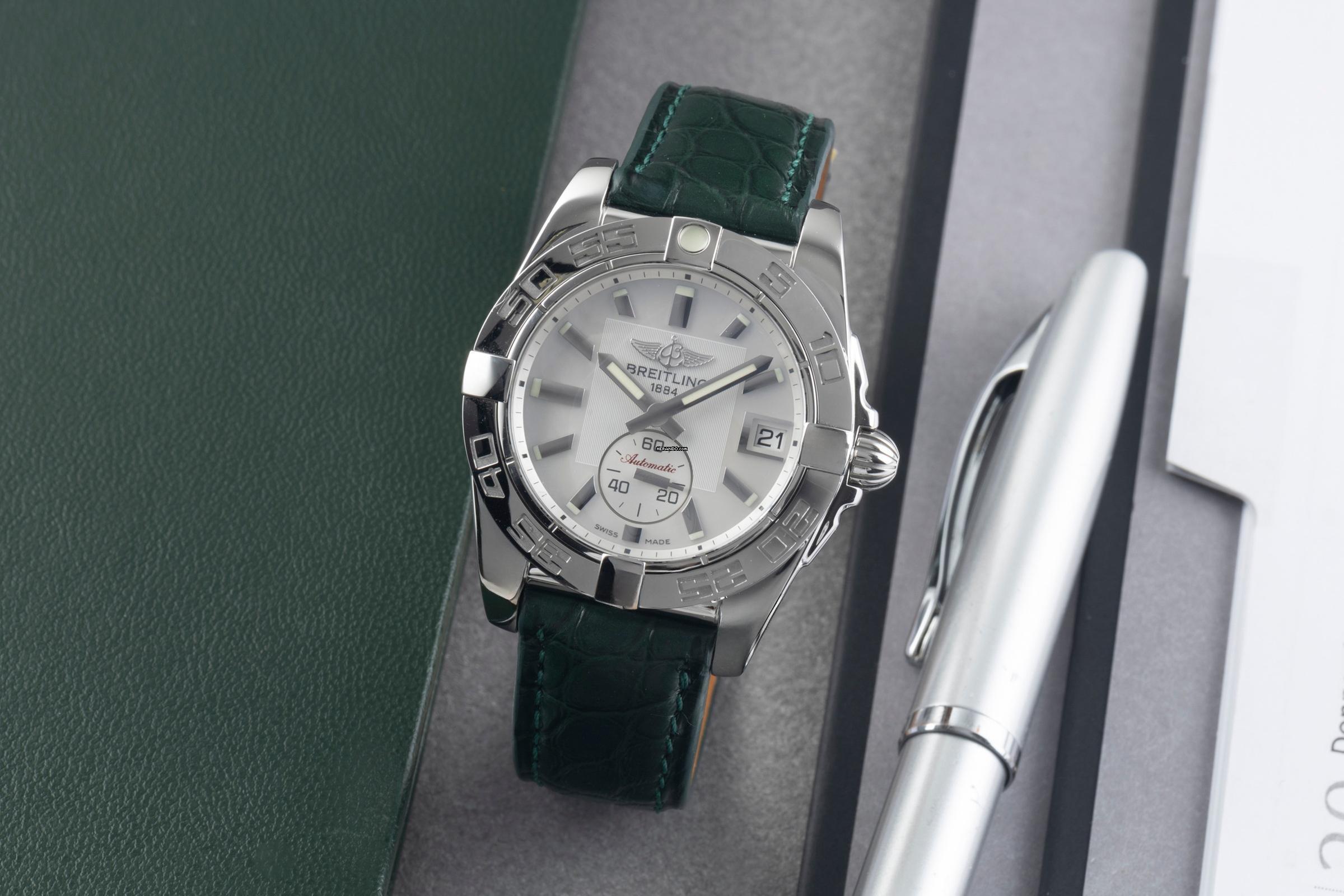 Breitling Galactic 36 MOP Dial Edelstahl Automatik Damenuhr Ref. A37330