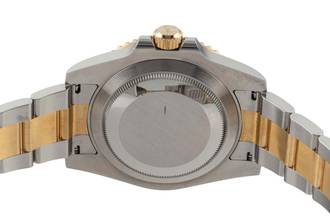 Thumbnail von Rolex Submariner Date acier / or Bluesy réf. 116613LB boîte et papiers 2015