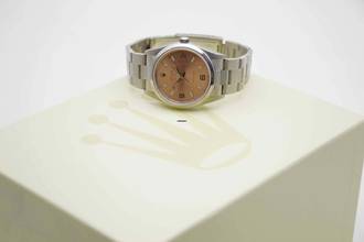 Thumbnail von Rolex Air King 14000M Pink idealne LC100 Pełny zestaw F-seria z pierwszej ręki