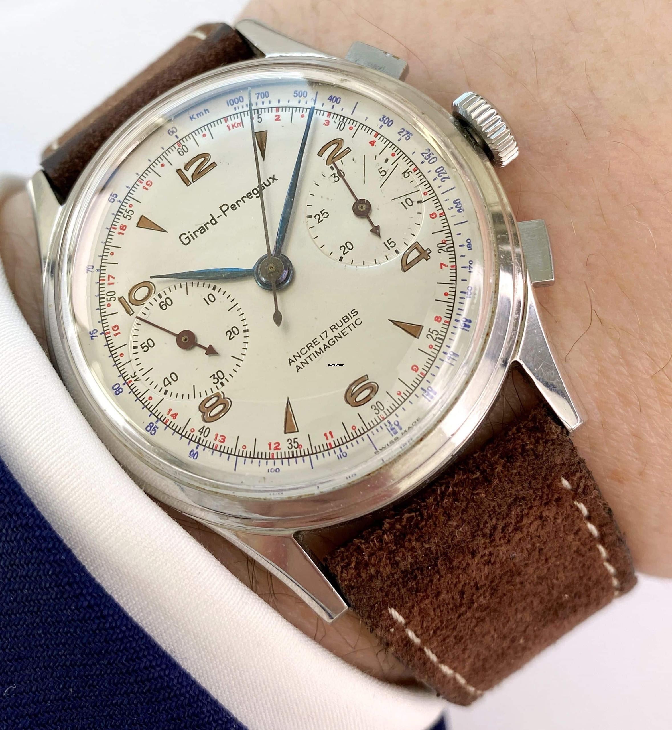 Girard Perregaux Vintage Chronograph 38mm stal