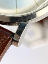 Thumbnail von IWC de cuerda manual 33,5 mm acero diseño Bauhaus vintage