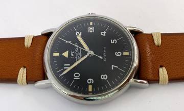 Thumbnail von IWC Portofino Automatic Vintage Portofino 34mm Automatic Automatik Military Black Dial 3513 3513