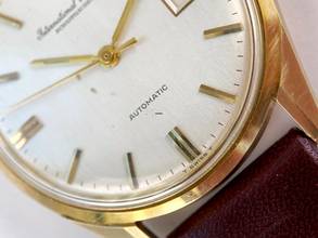Thumbnail von IWC Classic Vintage Automatic Automatico Oro Massiccio Quadrante Linen cal 8541 ref 810A 810A