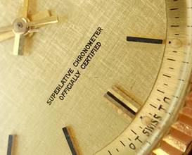 Thumbnail von Rolex Day-Date 36 36mm Vintage Solid Gold Linen Sigma Dial 1803 1803