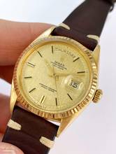 Thumbnail von Rolex Day-Date 36 36mm Vintage Solid Gold Linen Sigma Dial 1803 1803