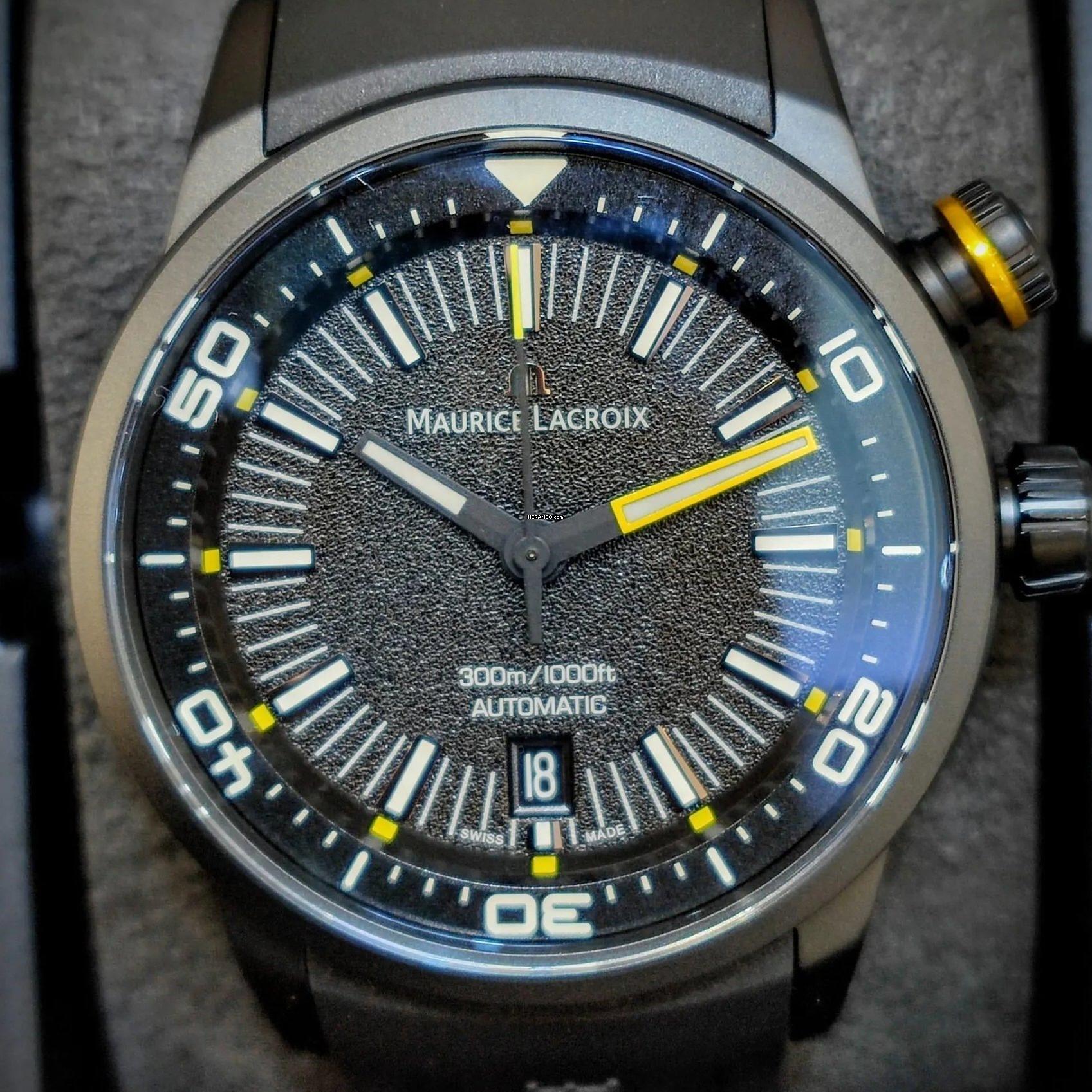 Maurice Lacroix Pontos S Diver 42mm NUEVO CONJUNTO COMPLETO