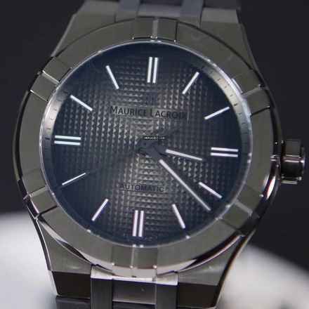 Maurice Lacroix AIKON Otomatik 42mm Kurşun Gümüş Pvd Sınırlı Sayıda Edition Aikon YENİ TAM SET