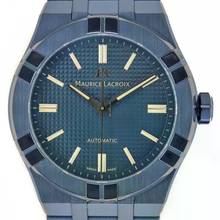 Thumbnail von Maurice Lacroix AIKON AUTOMATIC 39MM BLUE PVD LIMITED EDITION NEW FULL SET