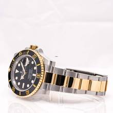 Thumbnail von Rolex Submariner Date 40 Steel Gold Black – 116613LN – like NEW – 12/2017 Full Set Lc100