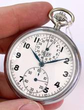 Thumbnail von Bu Yıl Vintage Cep Saati, Chronograph Çelik 52mm Cep Saati, Çelik Cep Saati