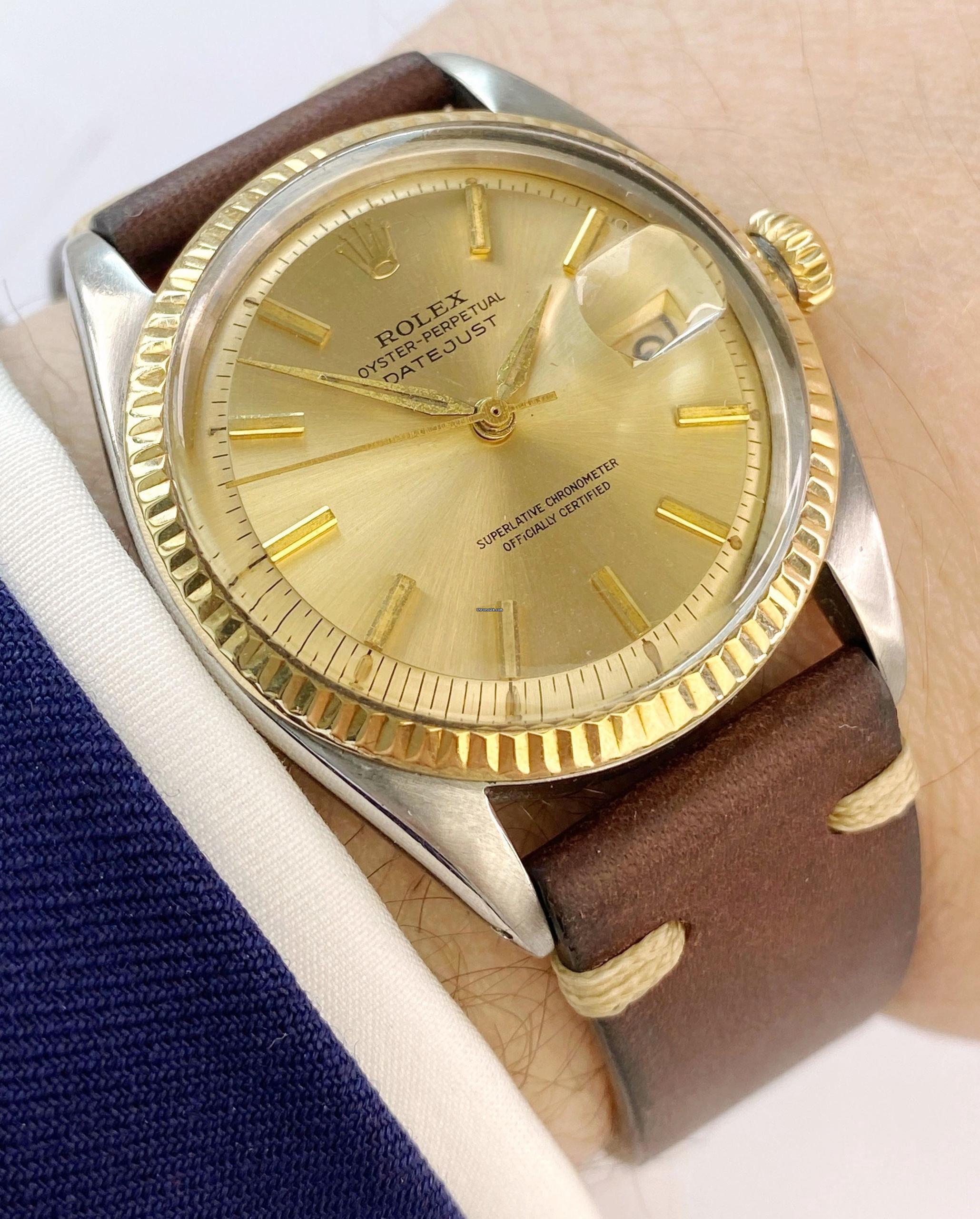 Rolex Datejust 36 Great Datejust 36mm ref 1601 Vintage 36mm dating back to 1964 Tritium 1601