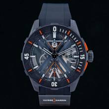 Thumbnail von Ulysse Nardin Diver X Skeleton 44mm Titanyum 3723-170LE-3A-BLUE/3A Yeni hiç kullanılmamış Tam Set Özel Sürüm 175 adet ile sınırlı