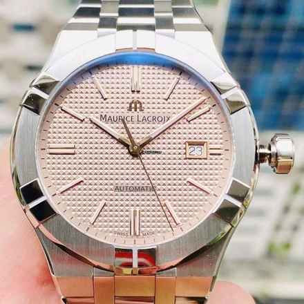 Maurice Lacroix AIKON Otomatik Gül Renkli Saat 42mm YENİ TAM SET