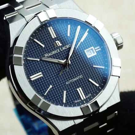 Maurice Lacroix AIKON Otomatik 42mm Mavi YENİ TAM SET