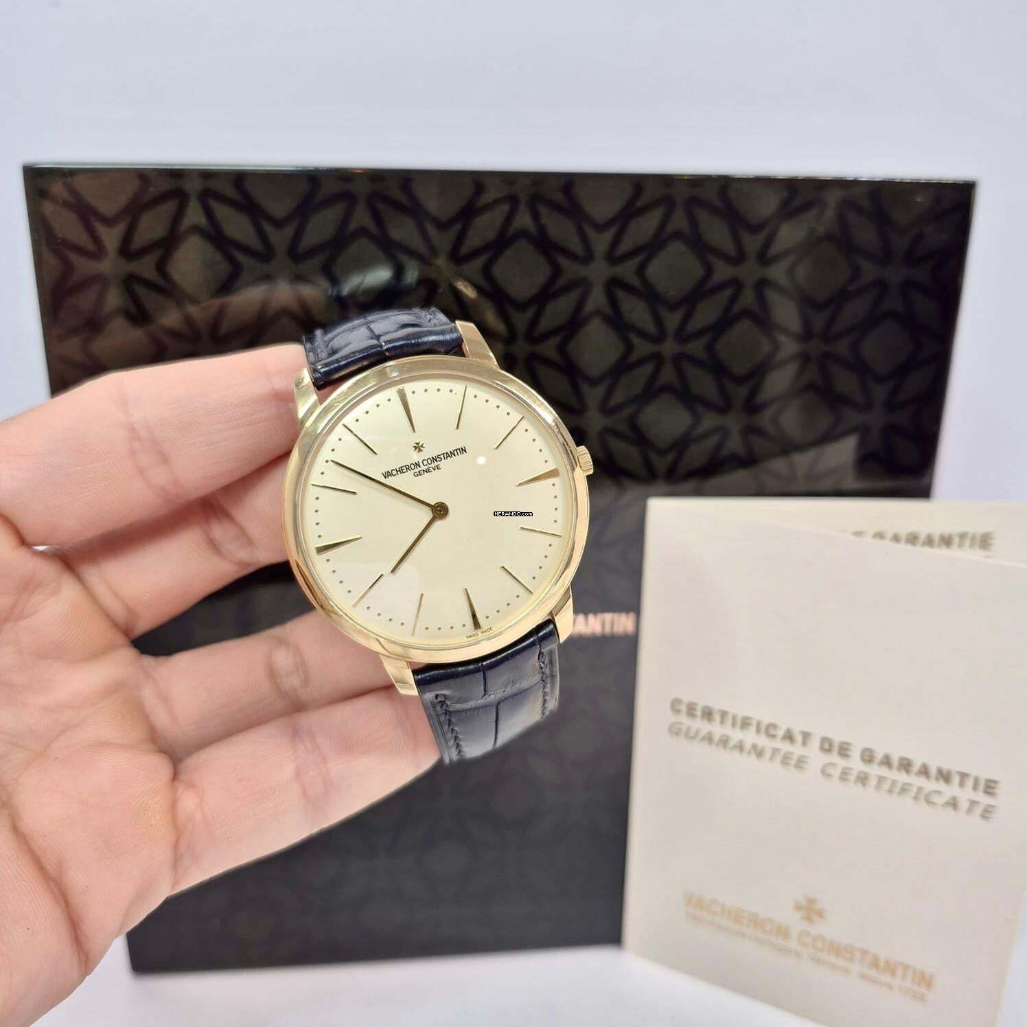 Vacheron Constantin Patrimony Ouro Corda 40mm Completo