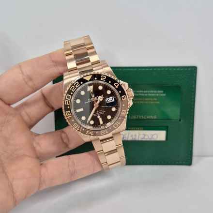 Rolex GMT-Master II Rootbeer Rose Altın 40mm Otomatik Tam