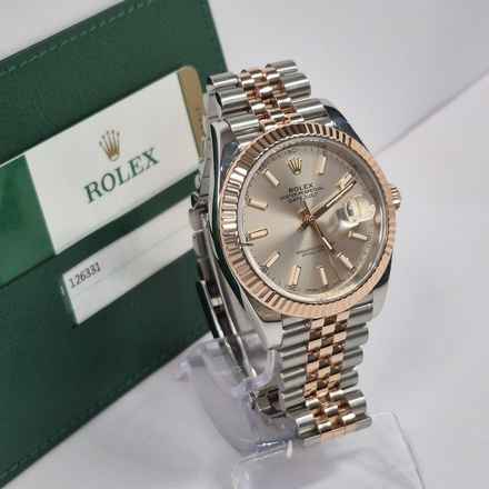 Rolex Datejust 41 41mm Rose Altın & Çelik Jubilee Otomatik Tam