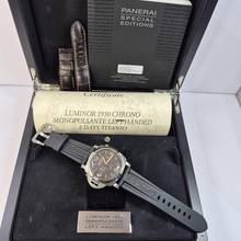 Thumbnail von Panerai Luminor 1950 Left-hand Chrono-Monopulsante 8 Days 47mm Corda Completo
