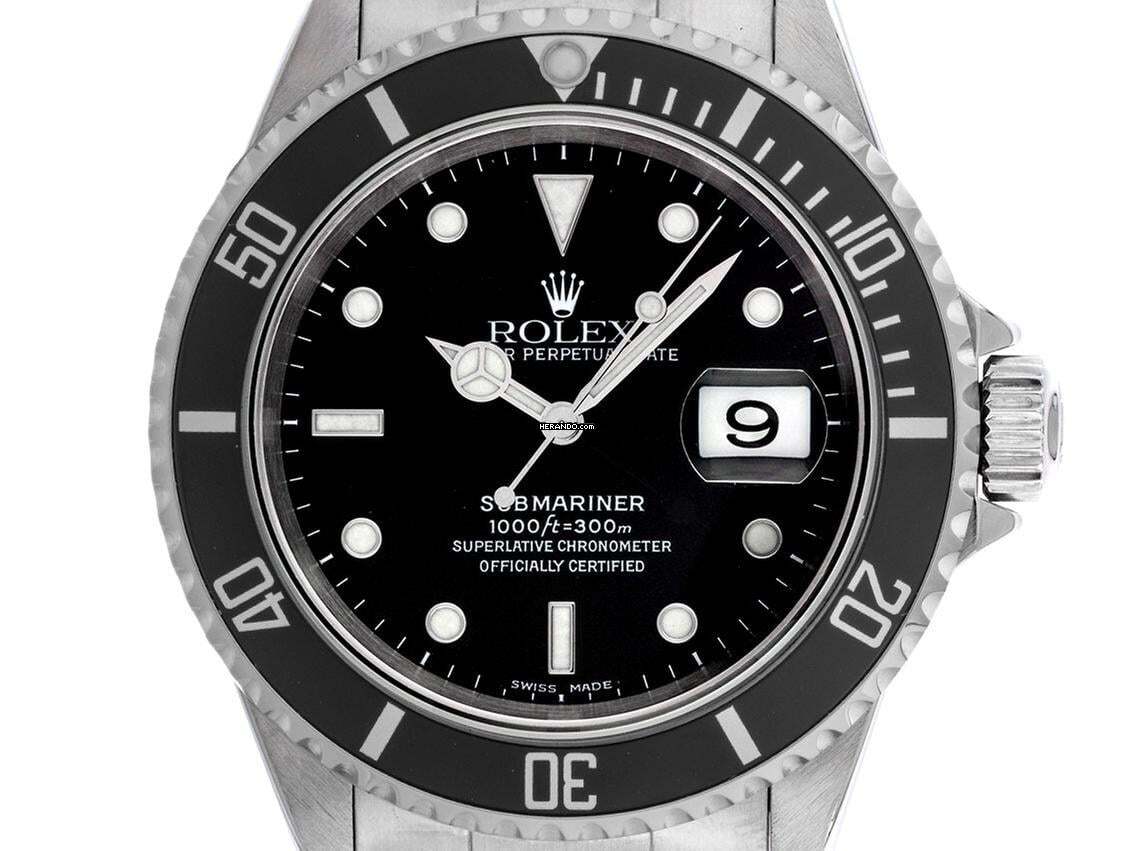 Rolex Submariner Date Ref.16610 1998 Full Set sehr gut Vintage Submariner Date