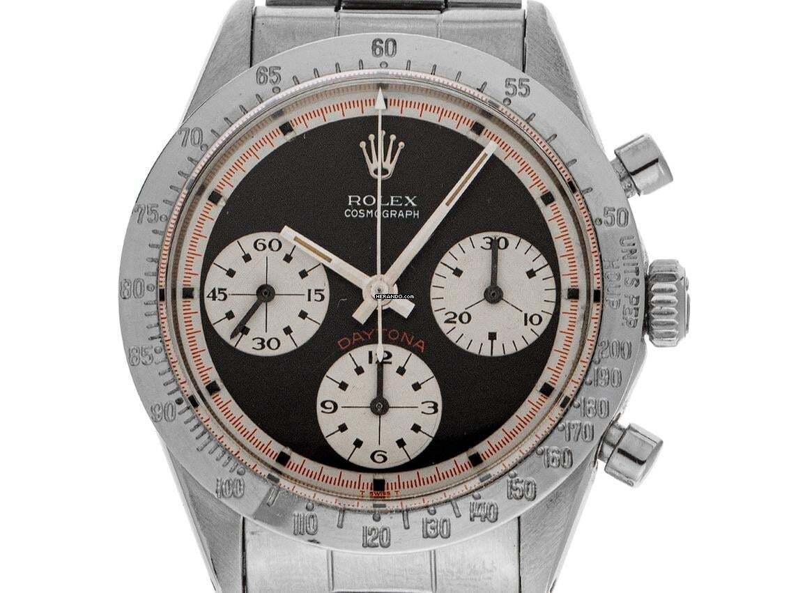 Rolex Daytona Paul Newman Ref.6239 1968 Full Set original Unpoliert Vintage Daytona Paul Newman