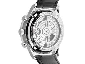 Thumbnail von IWC Portugieser Chronograph Ref.IW371615 2026 Full Set Ungetragen Portugieser Chronograph Green Dial Krokoleder Faltschließe