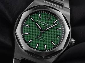 Thumbnail von Girard Perregaux Laureato Ref.81010-11-3153-1CM 2025 Full Set Ungetragen Laureato Green Dial