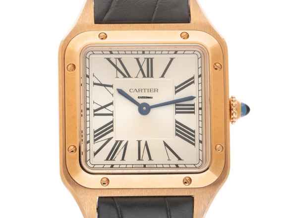 Cartier Santos Dumont MM Medium Modell Ref.WGSA0022 2025 Full Set Ungetragen Santos-Dumont MM Medium Modell 18kt Roségold 