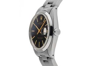 Thumbnail von Rolex Oyster Perpetual Date Ref.1500 1975 Box&Beschreibung sehr gut Vintage Oyster Perpetual open 6/9