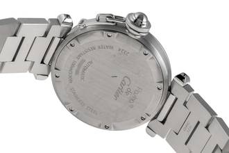 Thumbnail von Cartier Pasha C Stahl Automatik White Dial Herrenuhr Ref. W31074M7 Klassiker