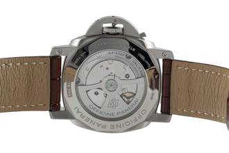 Thumbnail von Panerai Luminor 1950 10 Days GMT Stahl Automatik Herrenuhr Ref. PAM00270 B&P