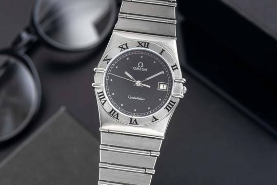  Omega Constellation Stahl / Gold Quarz Herrenuhr Ref. 396.1070 396.1080 Vintage 