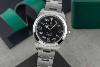 Thumbnail von Rolex Air King Automatik Stahl Herrenuhr Oyster Perpetual Ref. 116900 B&P 2020