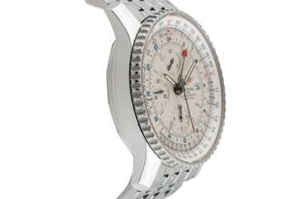 Thumbnail von Breitling Navitimer World Chronograph Stahl Automatik Ref. A24322 Papiere 2019