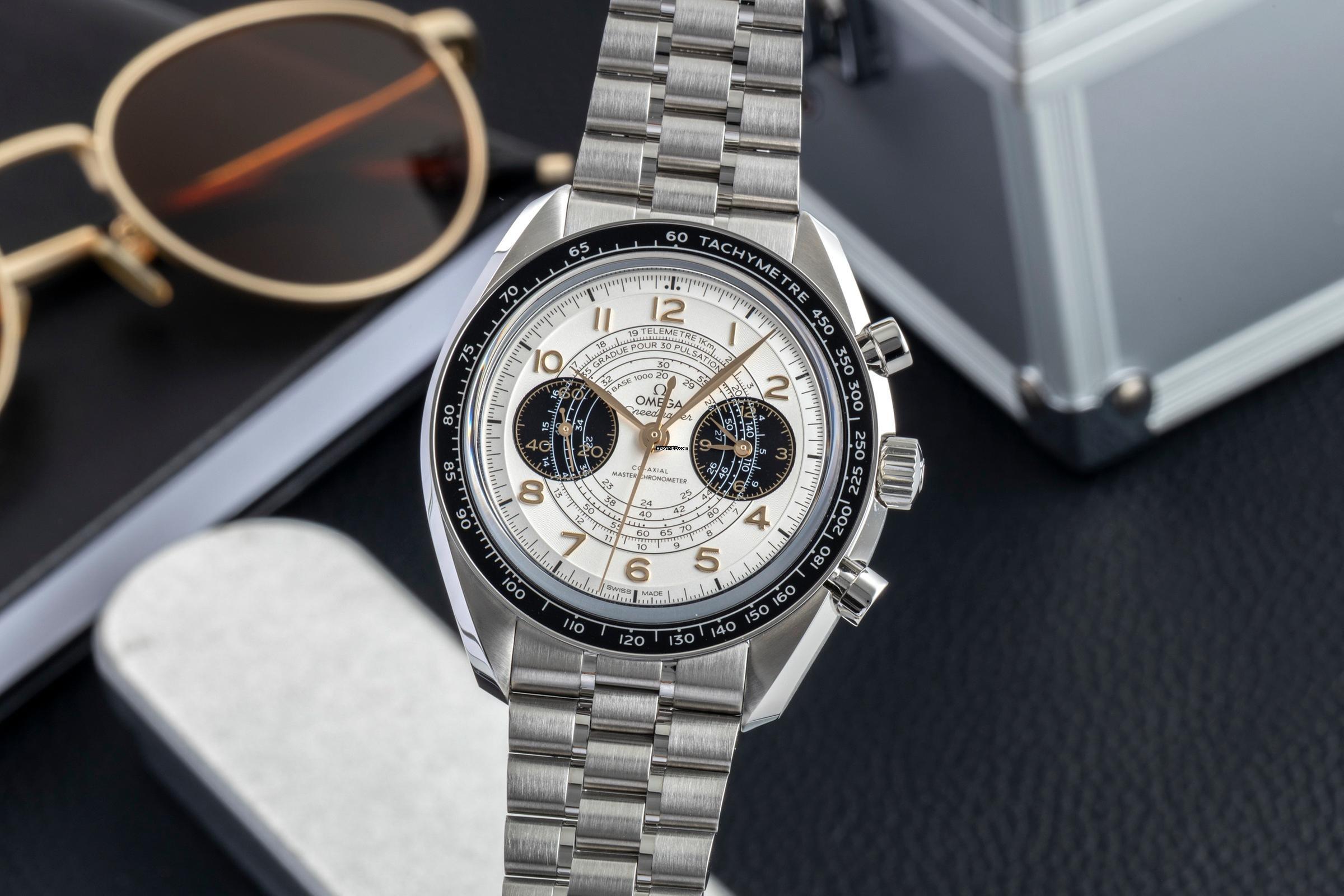 Omega Speedmaster Chronoscope Handaufzug Ref. 522.30.43.51.02.001 B&P 2024