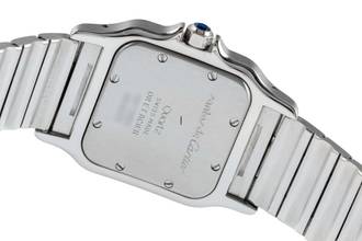 Thumbnail von Cartier Santos Galbée Date Edelstahl / Gold Medium Size Ref. W20011C4 Klassiker